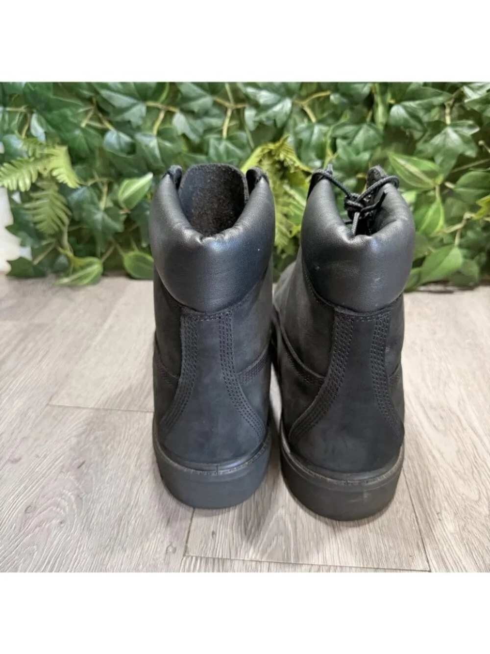 Timberland Premium 6-Inch Mens Size 11 M Waterproof Boot Black Nubuck 10073